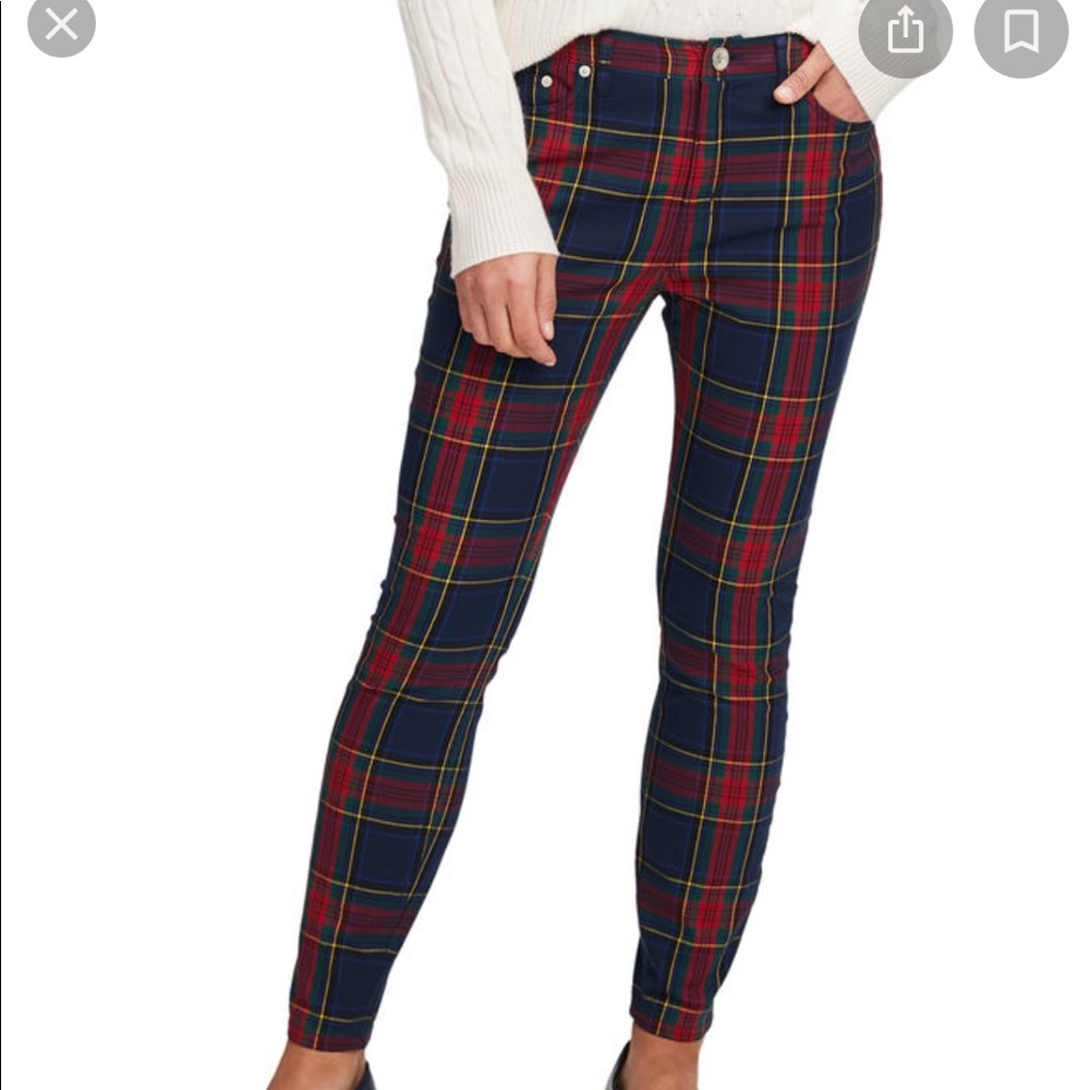 Vineyard Vines Jolly Plaid 5 Pocket Pants